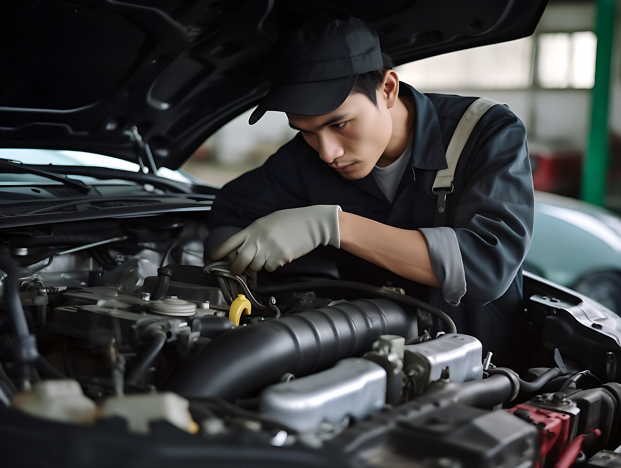 mécanicien écologique : services de réparation automobile respectueux de l'environnement, utilisant des techniques durables pour réduire l'impact écologique.